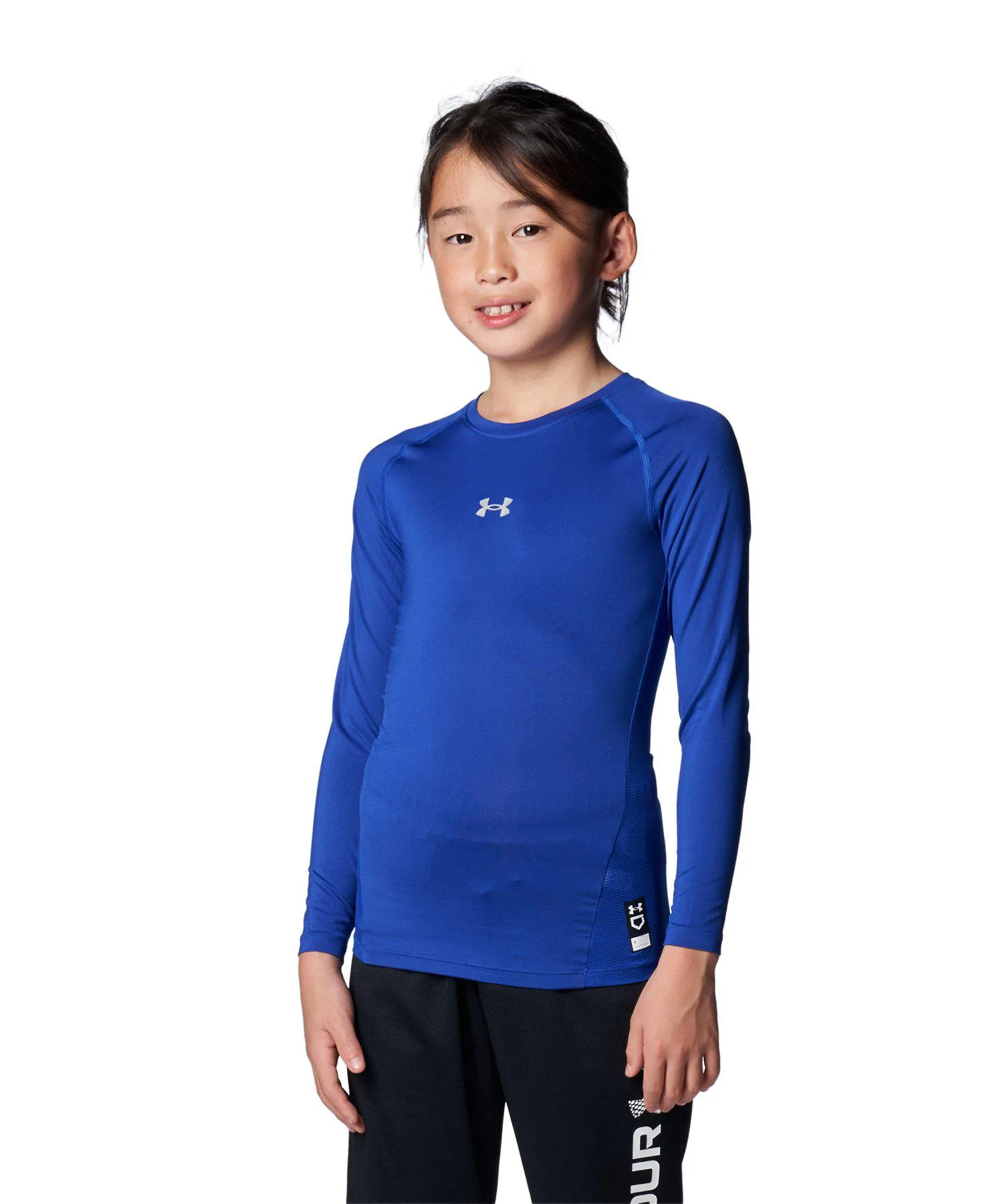 Детская футболка UNDER ARMOUR UA Heatgear Armour Compression Long Sleeve Crew Neck Shirt
