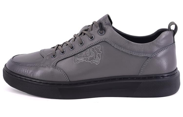 

Кроссовки TRANOI Skateboarding Shoes Men Low-top Gray, серый