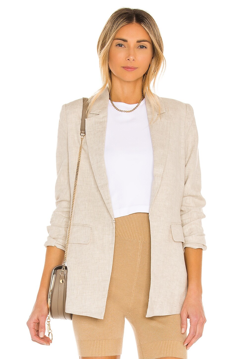 

Блейзер Central Park West X REVOLVE Birch, песочный