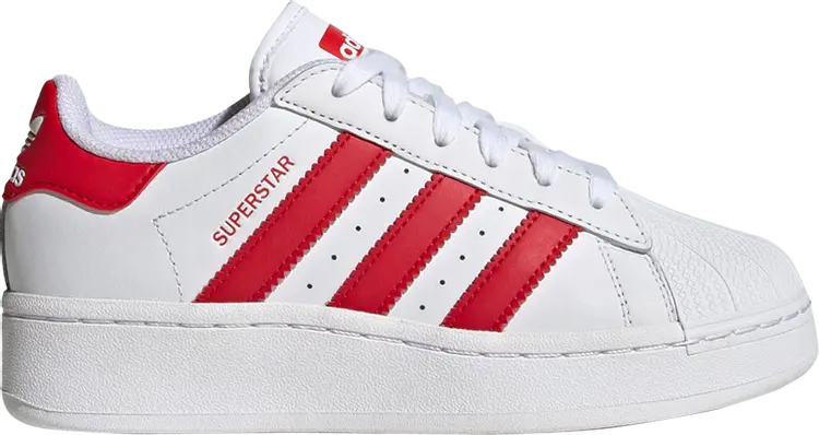 

Кроссовки Superstar XLG Big Kid 'White Scarlet', белый