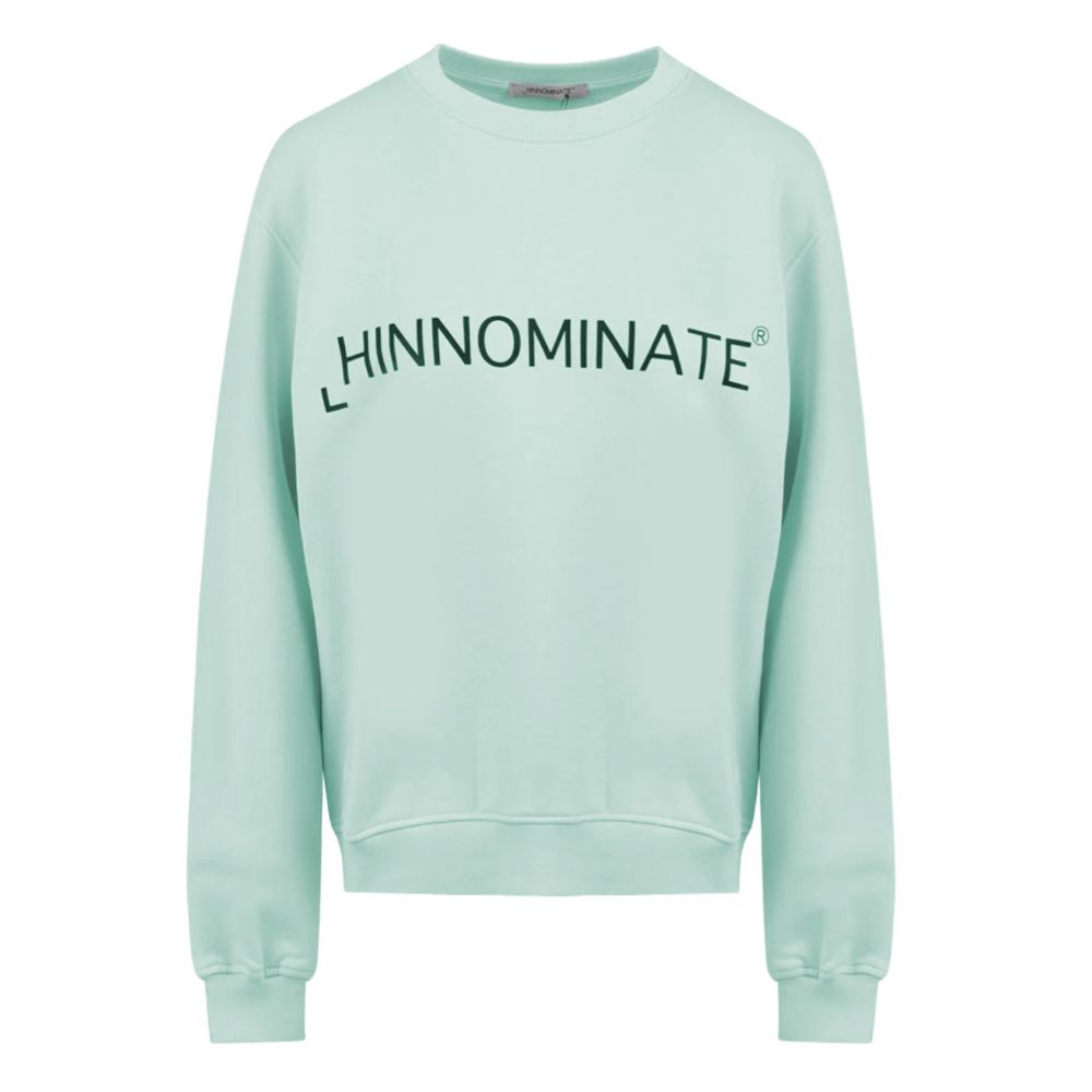 

Шикарная зеленая толстовка с круглым вырезом и логотипом HINNOMINATE