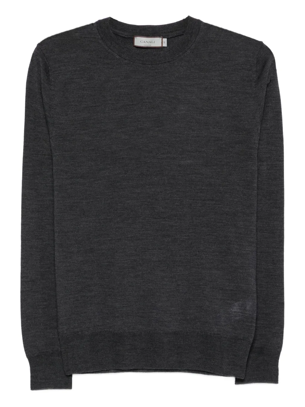 

Шерстяная футболка Canali, серый