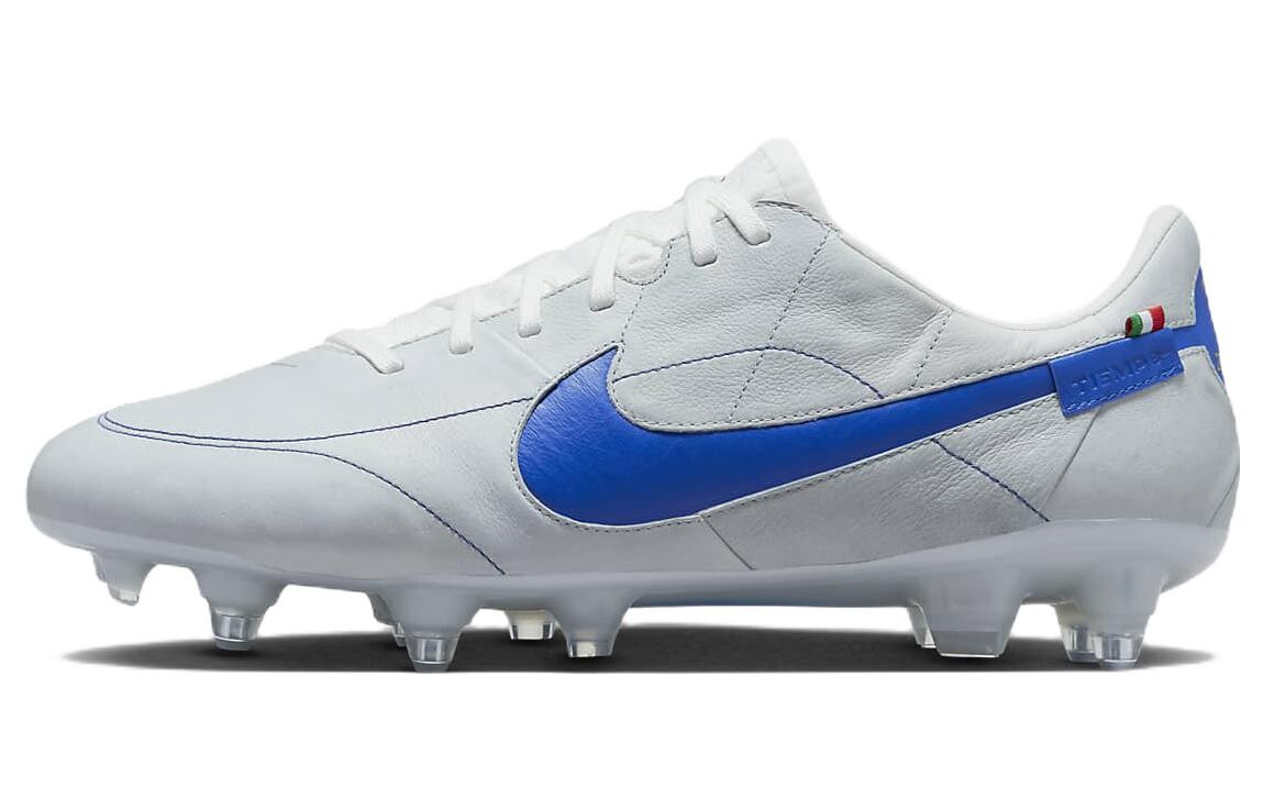 

Tiempo Legend 9 Elite MI SG-Pro Anti-Clog Traction Montebelluna Leather White Game Royal Nike