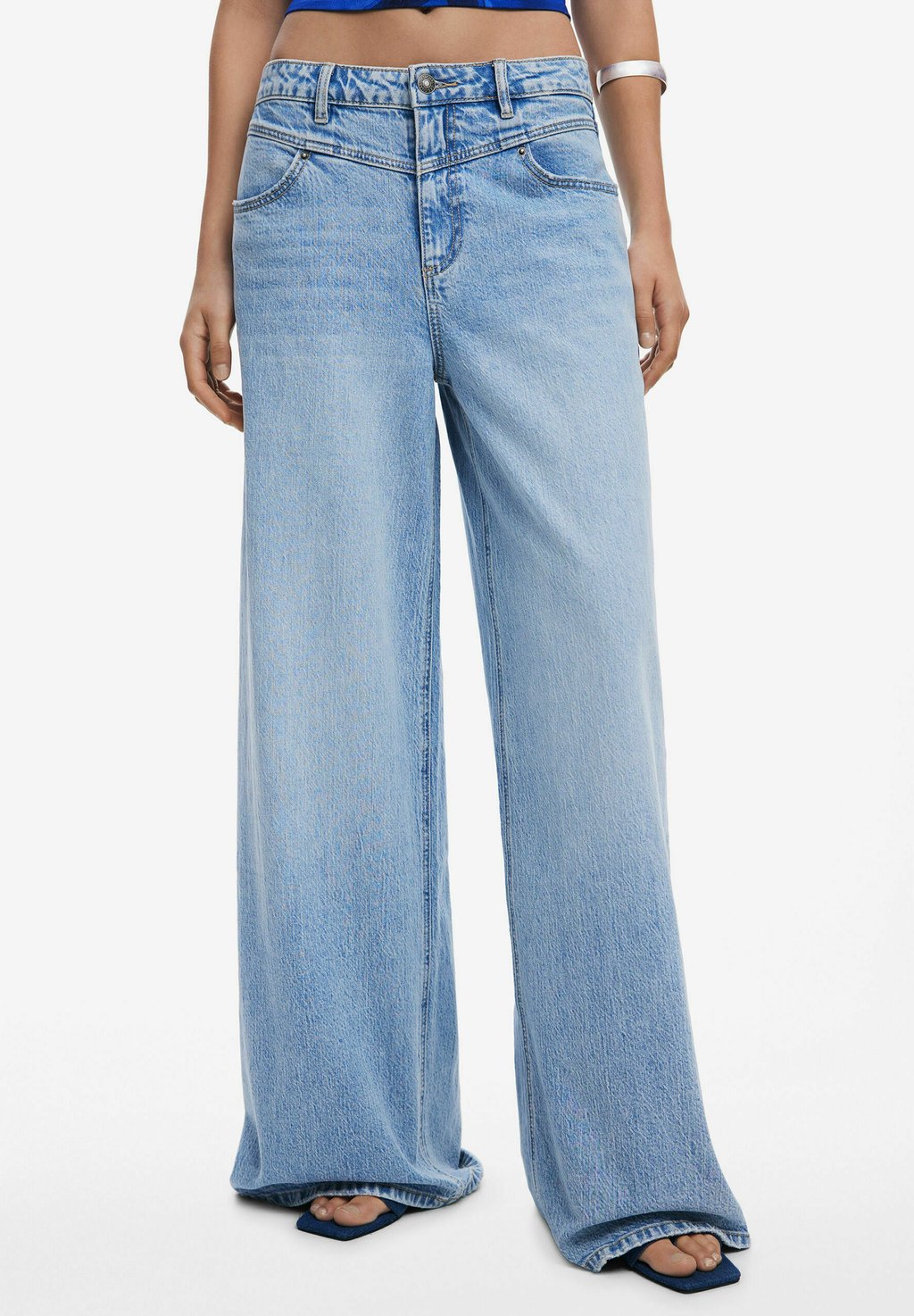 

Расклешенные джинсы WIDE LEG JEANS Desigual, синий
