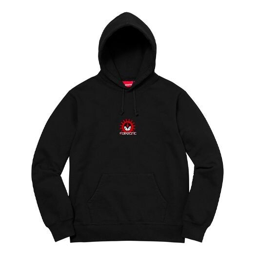 

Толстовка fw18 vampire hooded sweatshirt black Supreme, черный