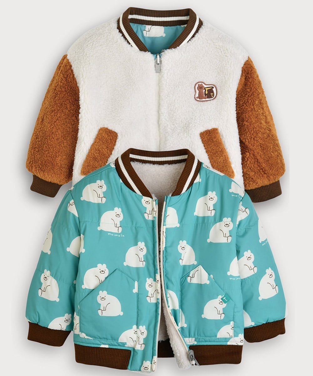 Двусторонняя стеганая куртка Big Bear Moimoln, Blue-green — фото 2