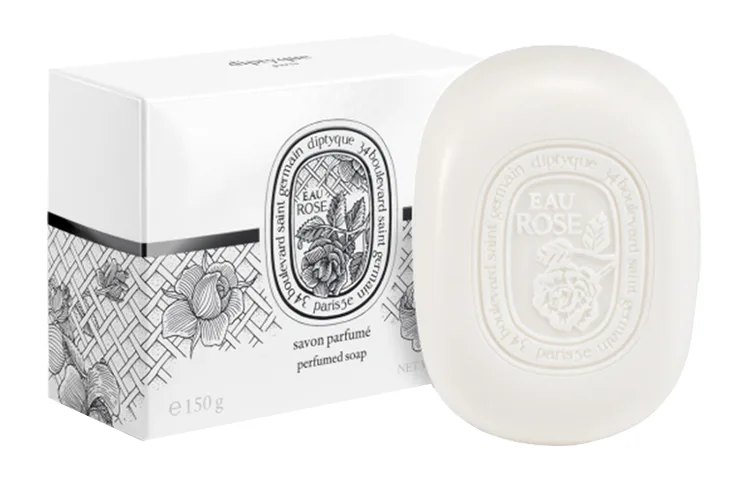 Diptyque Коллекция ароматного мыла для увлажнения и очищения, Rose Notes Soap 150g