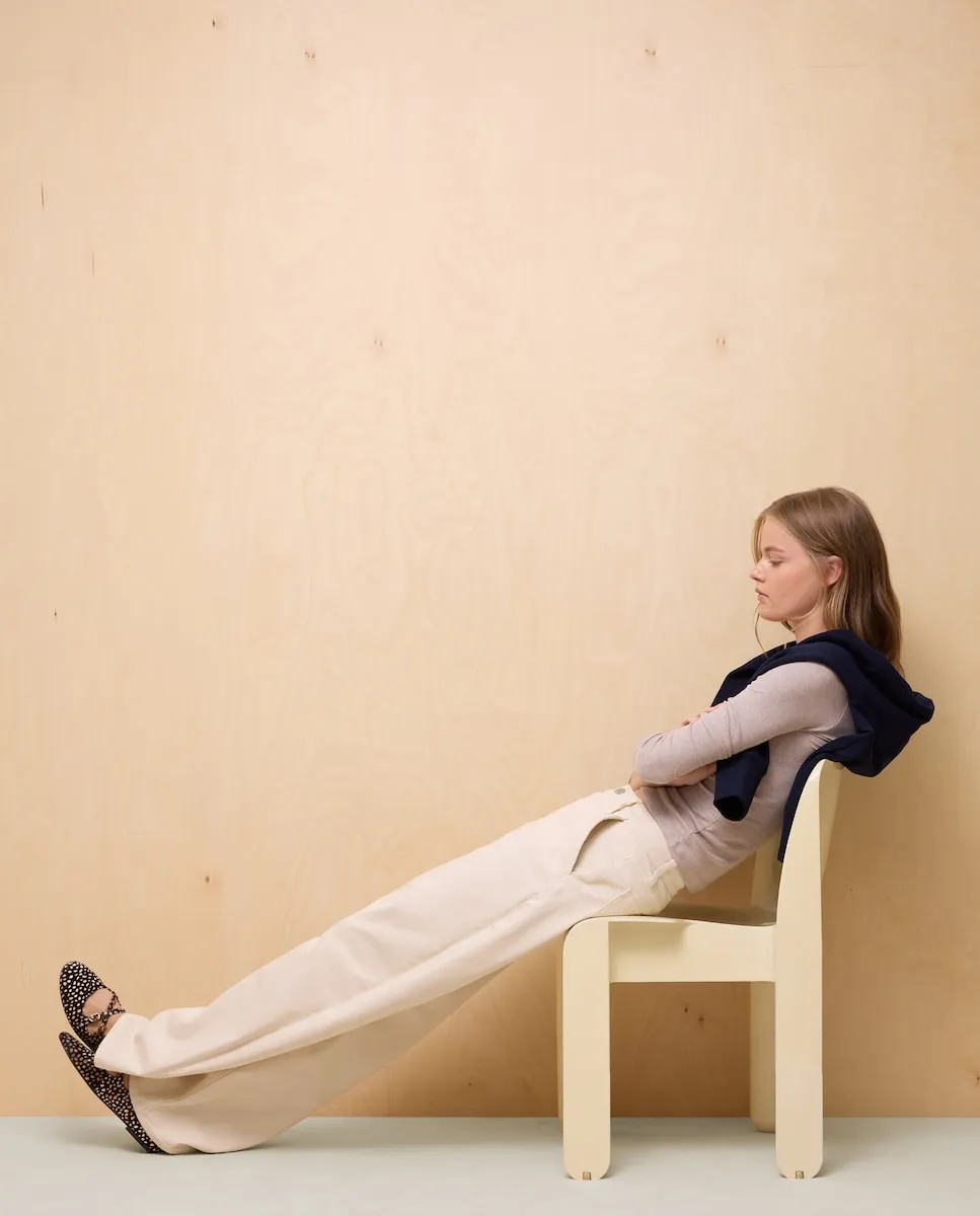 

Женская футболка с длинным рукавом в рубчик Easy Wear, бежевый