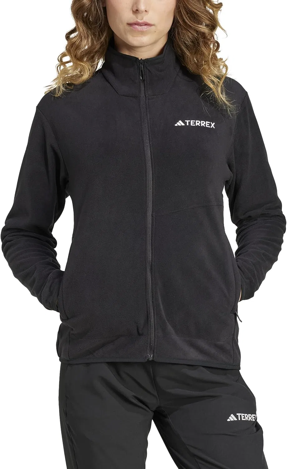 Куртка флисовая adidas Terrex Multi Full Zip, черный