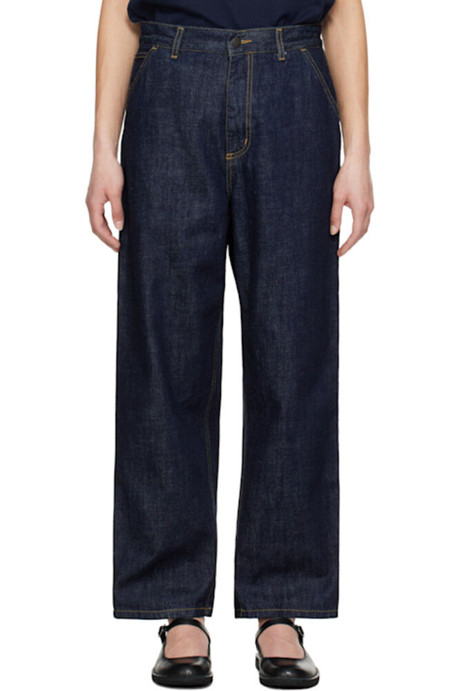 

Темно-синие джинсы Brandon Single Knee Carhartt Work In Progress