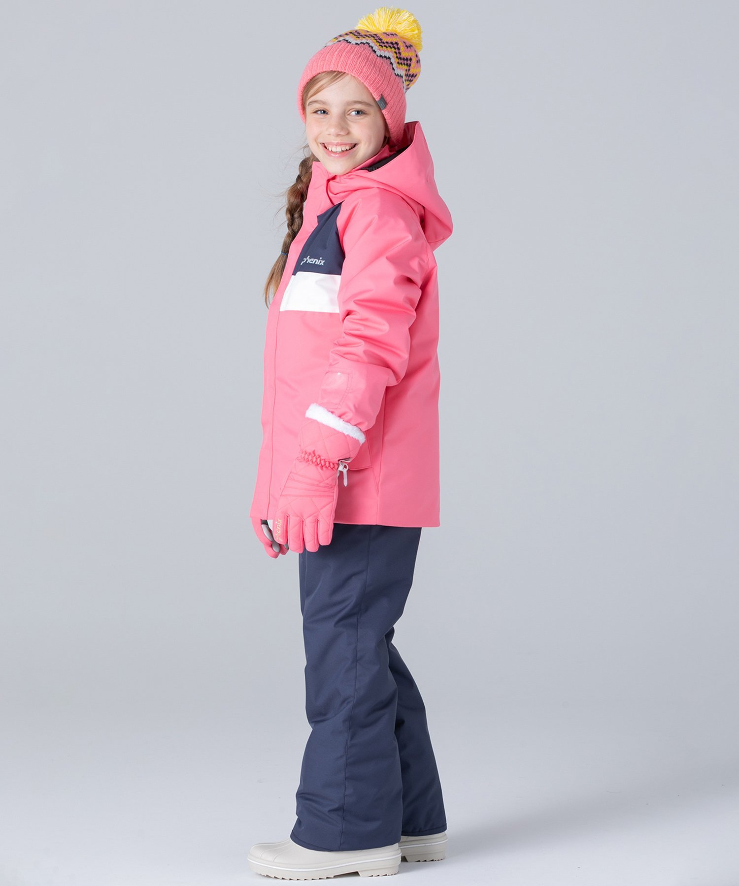 Детский горнолыжный комбинезон Phenix Skiwear с круглым клапаном, регулируемый размер. Phenix, PINK — фото 2