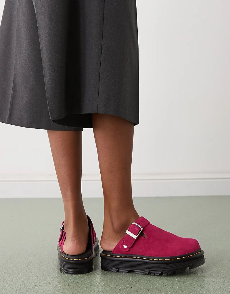 Туфли Dr Martens ZebZag цвета фуксии