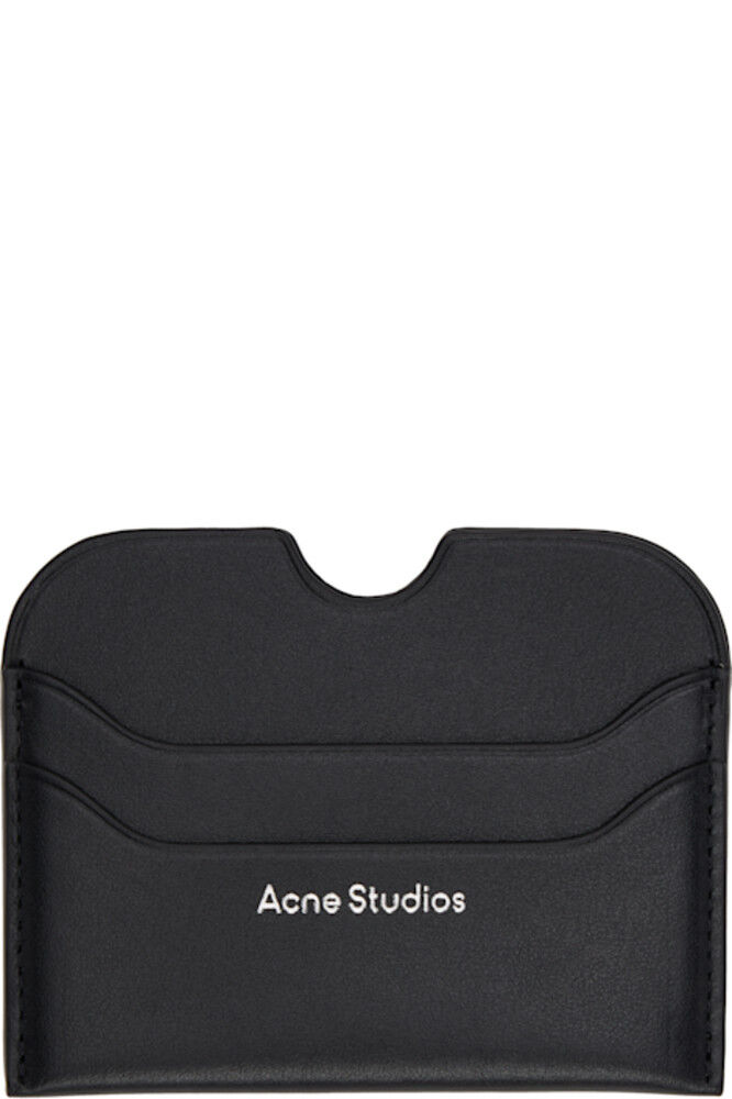

Черный кожаный держатель для карт Acne Studios