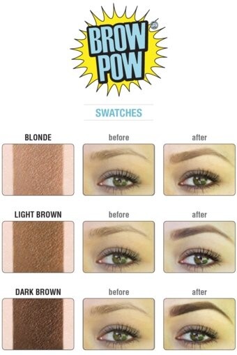 Светлая пудра для бровей, 8,5 г The Balm, Brow Pow Eyebrow Powder — фото 4