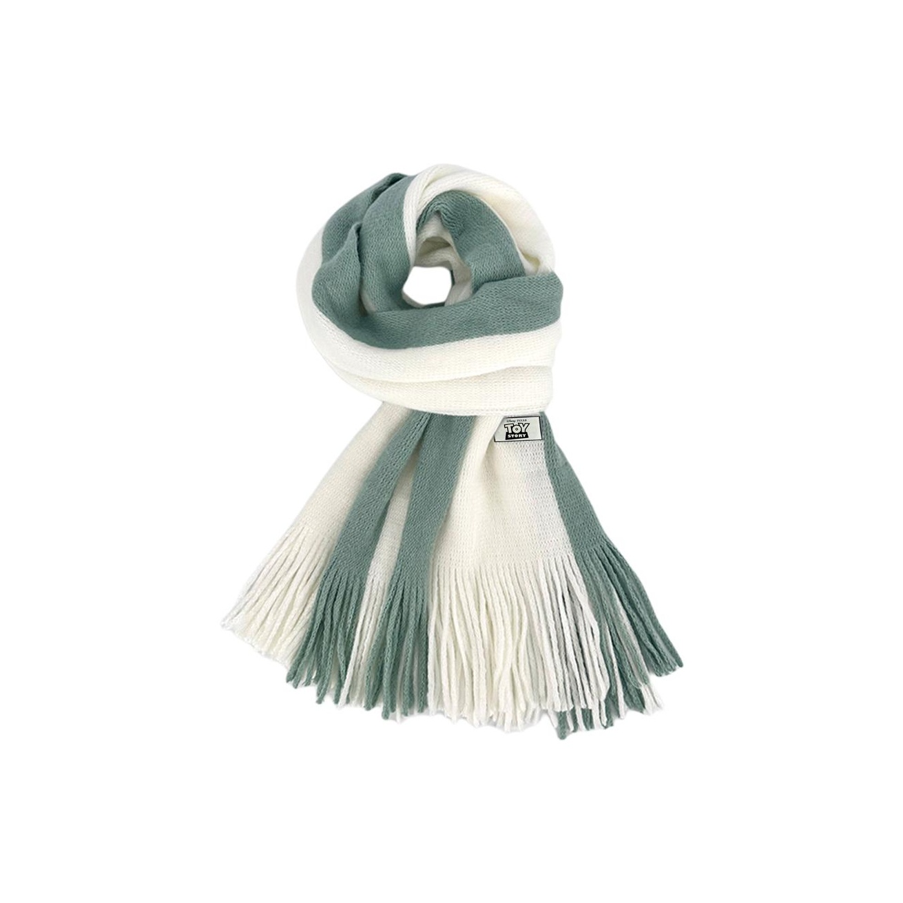 

Disney Вязаный шарф унисекс, White Green