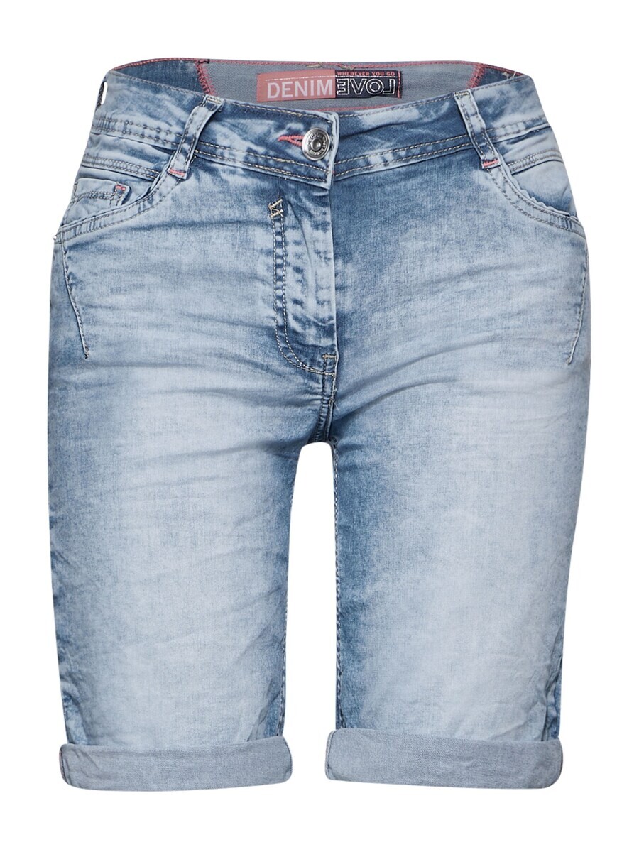 

Джинсовые шорты CECIL Loose fit Jeans Scarlett, синий деним