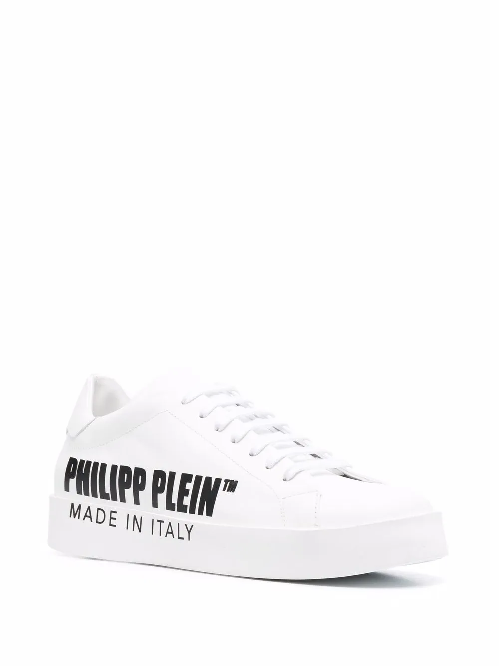Кеды на шнуровке Philipp Plein, белый — фото 2