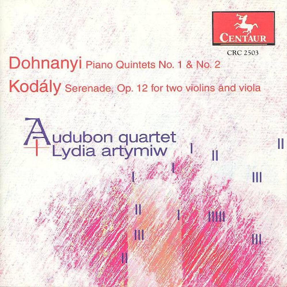 

Диск CD Dohnanyi: Piano Quintets Nos. 1 & 2 / Kodály: Serenade, Op. 12 - Ernst von Dohnányi, Zoltán Kodály, Lydia Artymiw, Audubon Quartet