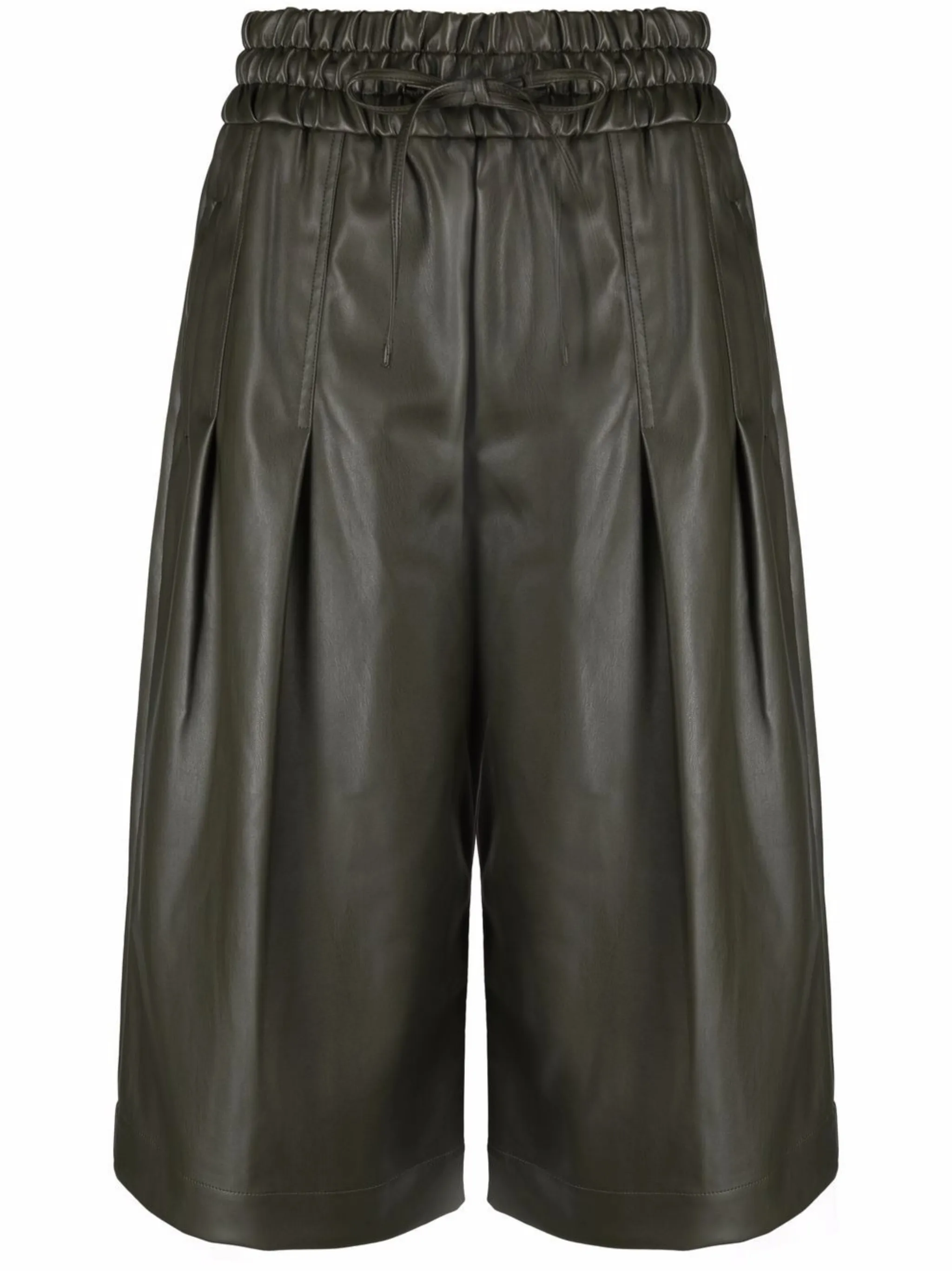 

Кюлоты из искусственной кожи со складками 3.1 Phillip Lim, зеленый