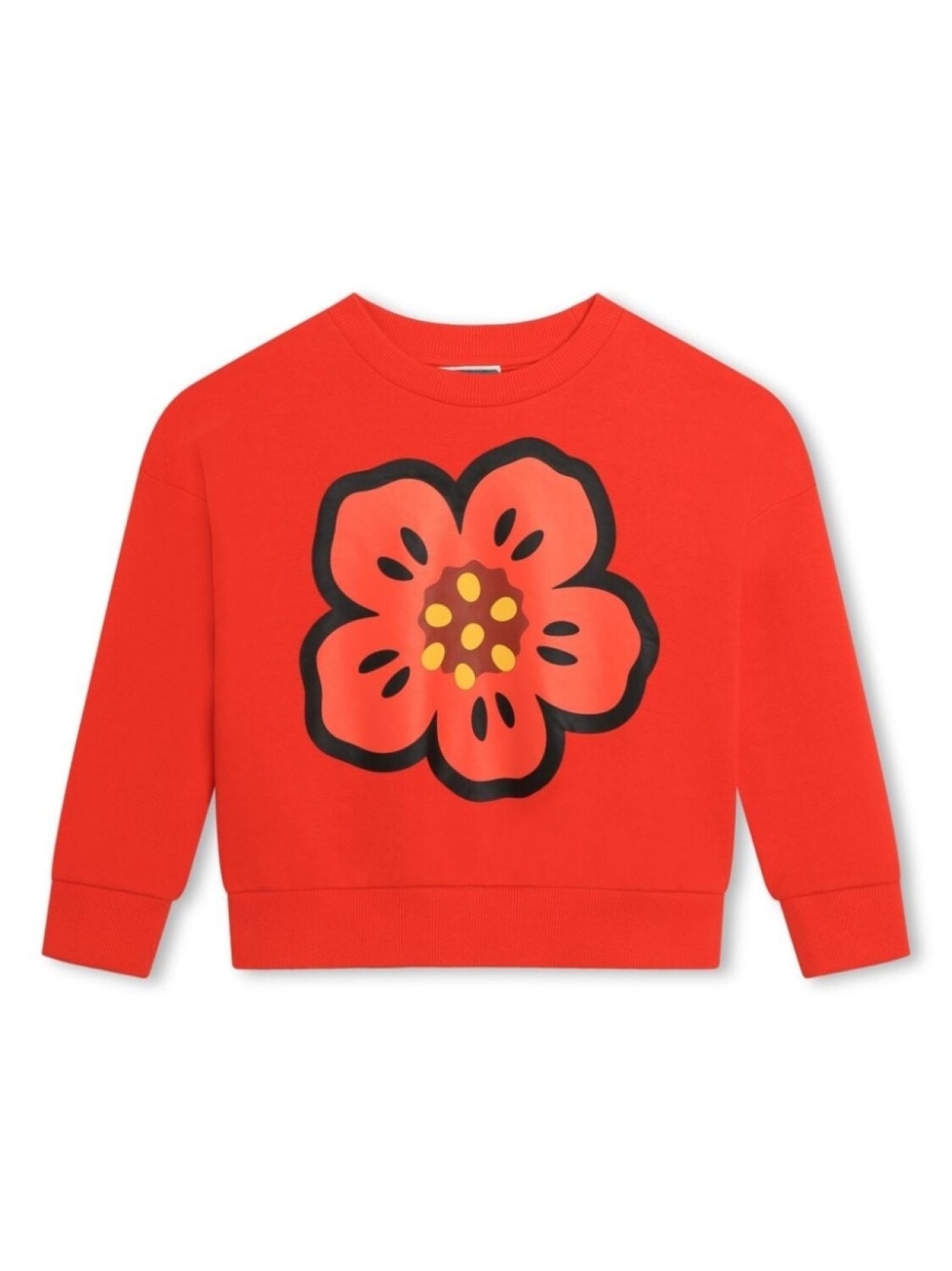 

Kenzo Kids толстовка с принтом Boke Flower, красный