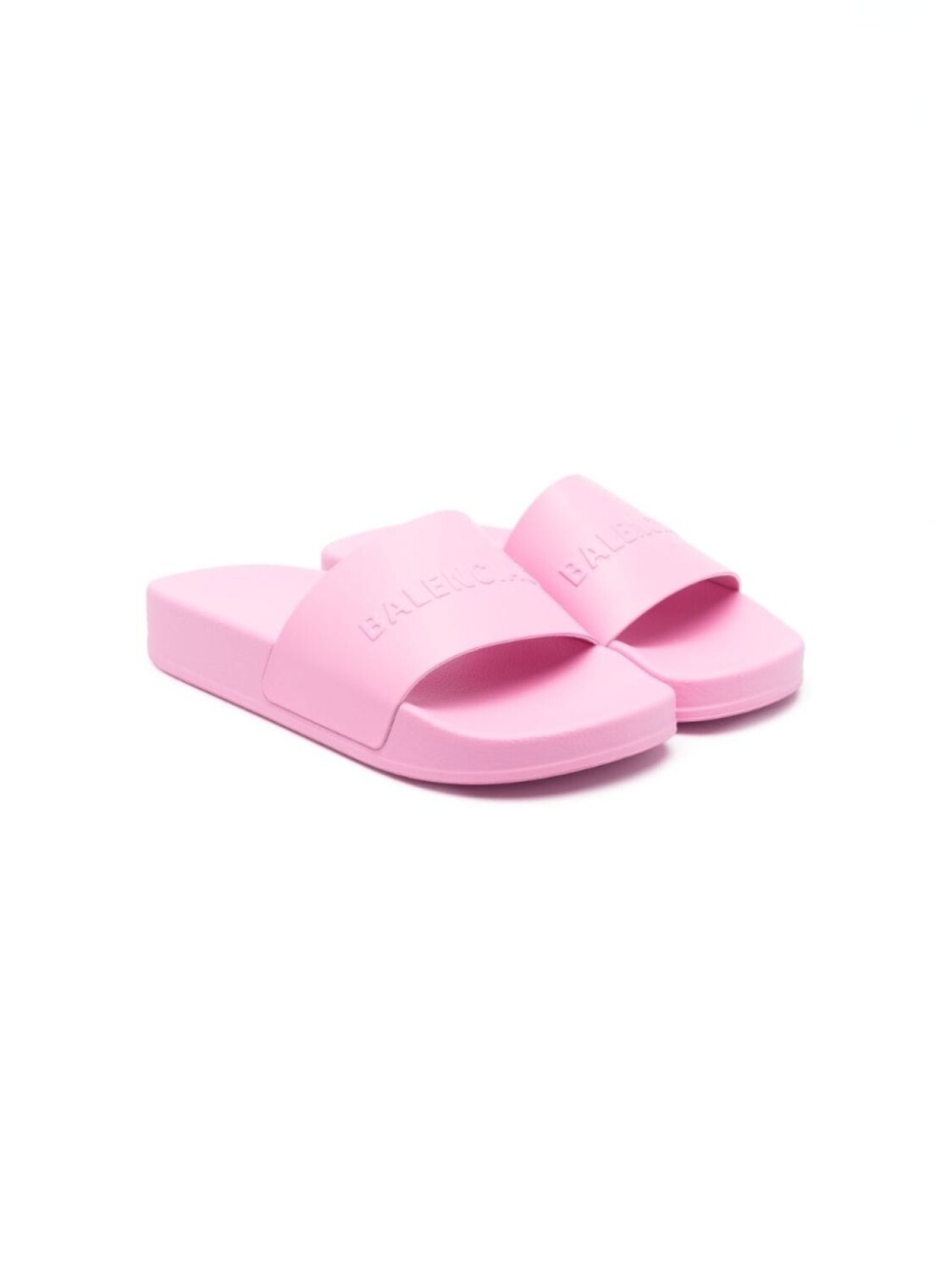

Balenciaga Kids слиперы с тисненым логотипом, розовый