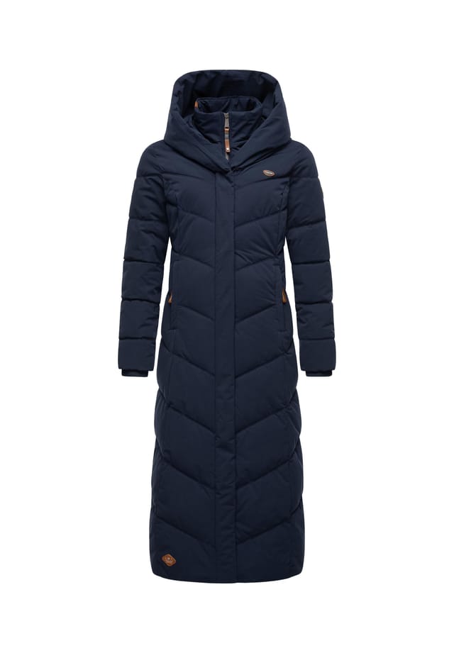 

Стеганое пальто наталка экстрадлинное Ragwear, синий