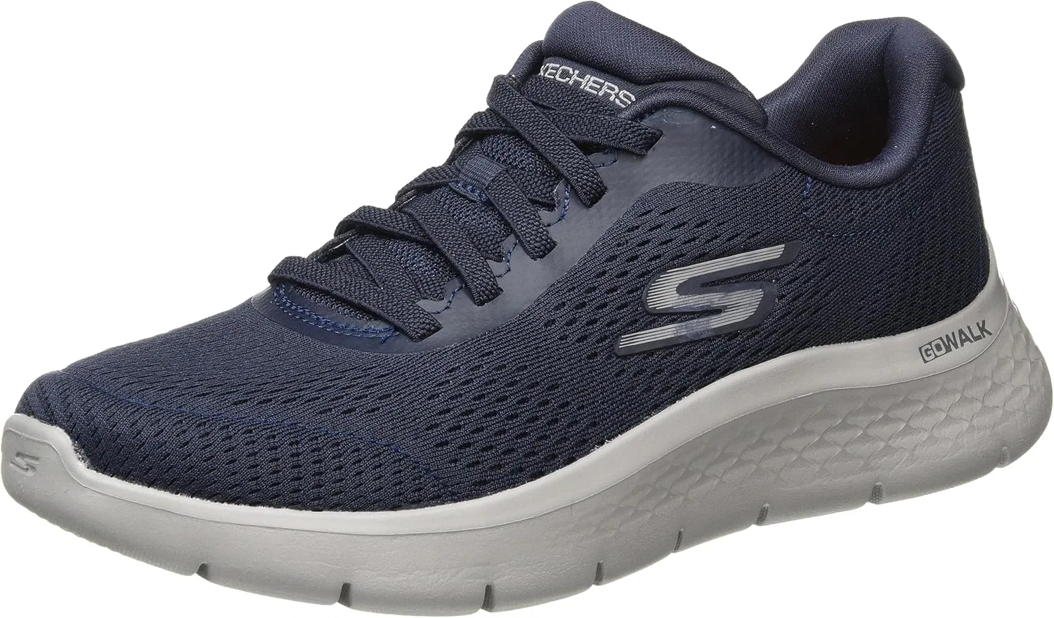 Мужские кроссовки Skechers Go Walk Flex Remark, размер 7 (Великобритания), Black Textile