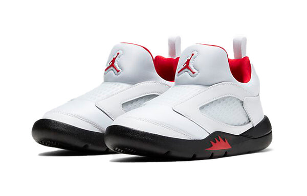 Кроссовки 5 ретро маленький флекс Air Jordan, белый — фото 3