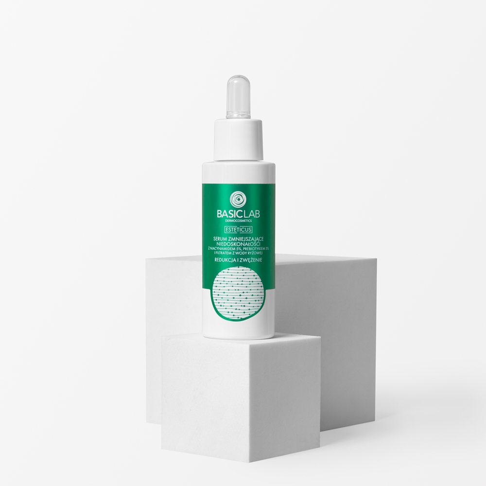 Сыворотка Basiclab — Dermocosmetics esteticus легкая текстура сыворотки для лица для жирной и проблемной кожи, 30 мл — фото 2