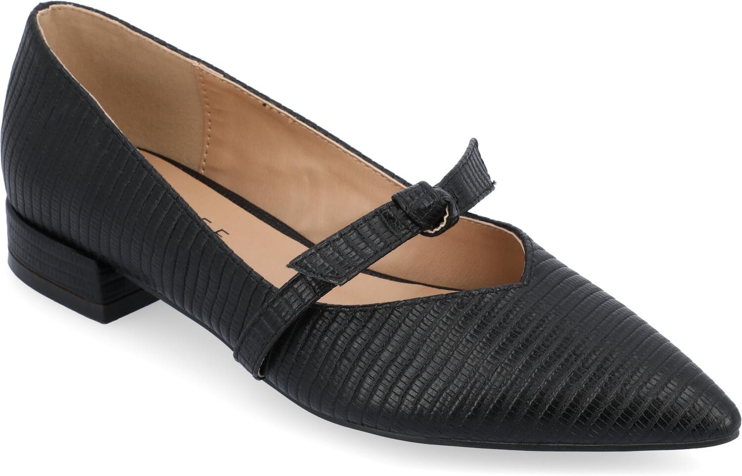 Туфли на плоской подошве Journee Collection Cait Flats, черный