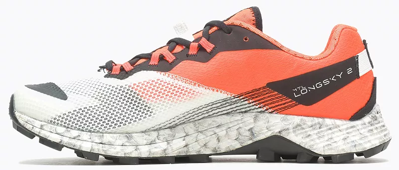 Мужские кроссовки Merrell MTL Long Sky 2 для трейлраннинга, белый/оранжевый — фото 3