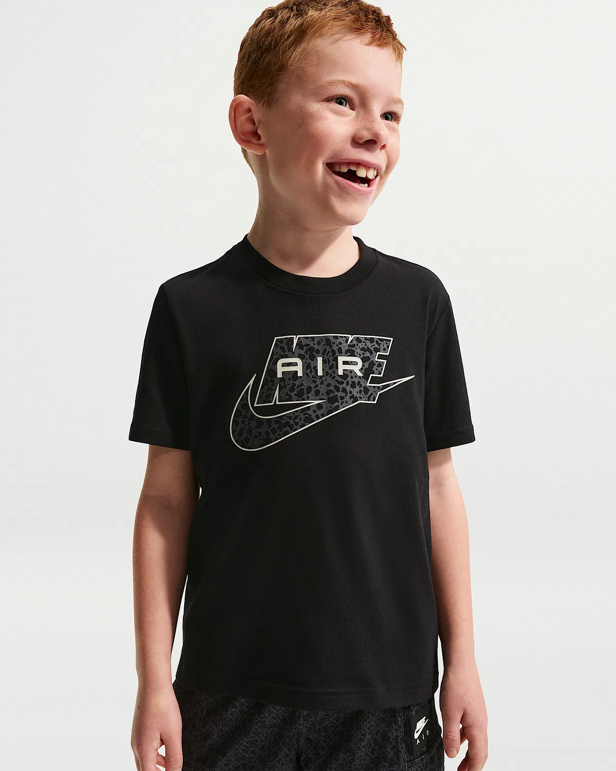 Детский набор Nike Dri-FIT 2-Piece Air Printed Cargo Shorts, Anthracite — фото 2