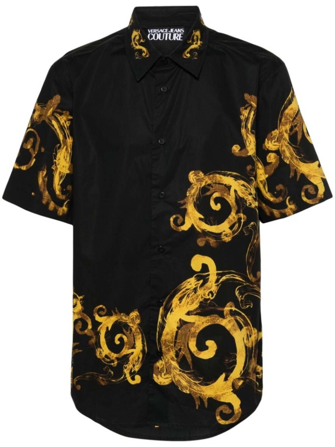 

Versace Jeans Couture рубашка с принтом Watercolour Couture, черный