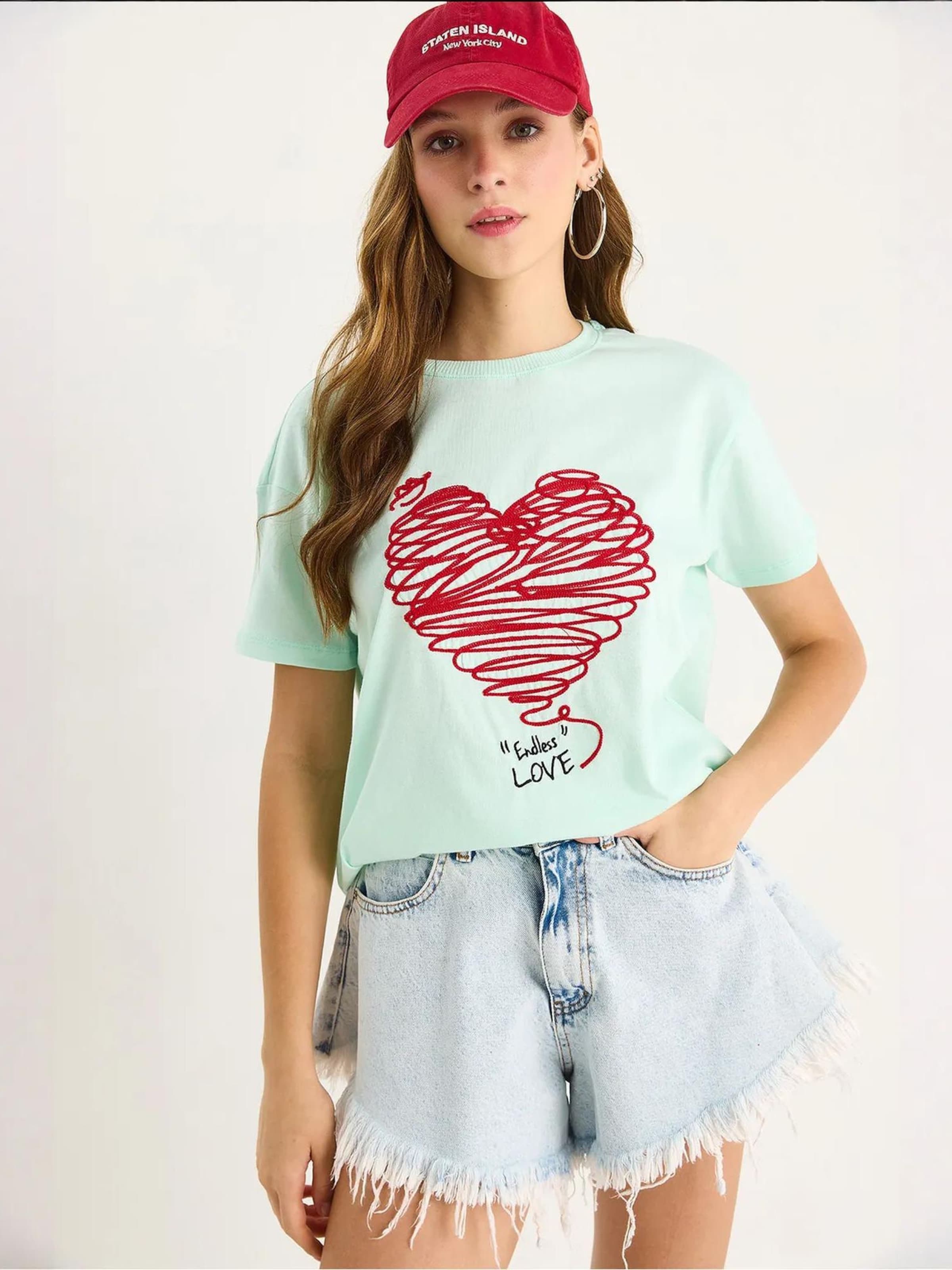 

Bianco Lucci Футболка в цвете мяты