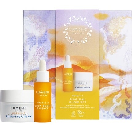 

LUMENE Nordic-C Glow Boost Essence 30 мл и ночной крем Night Bright 50 мл