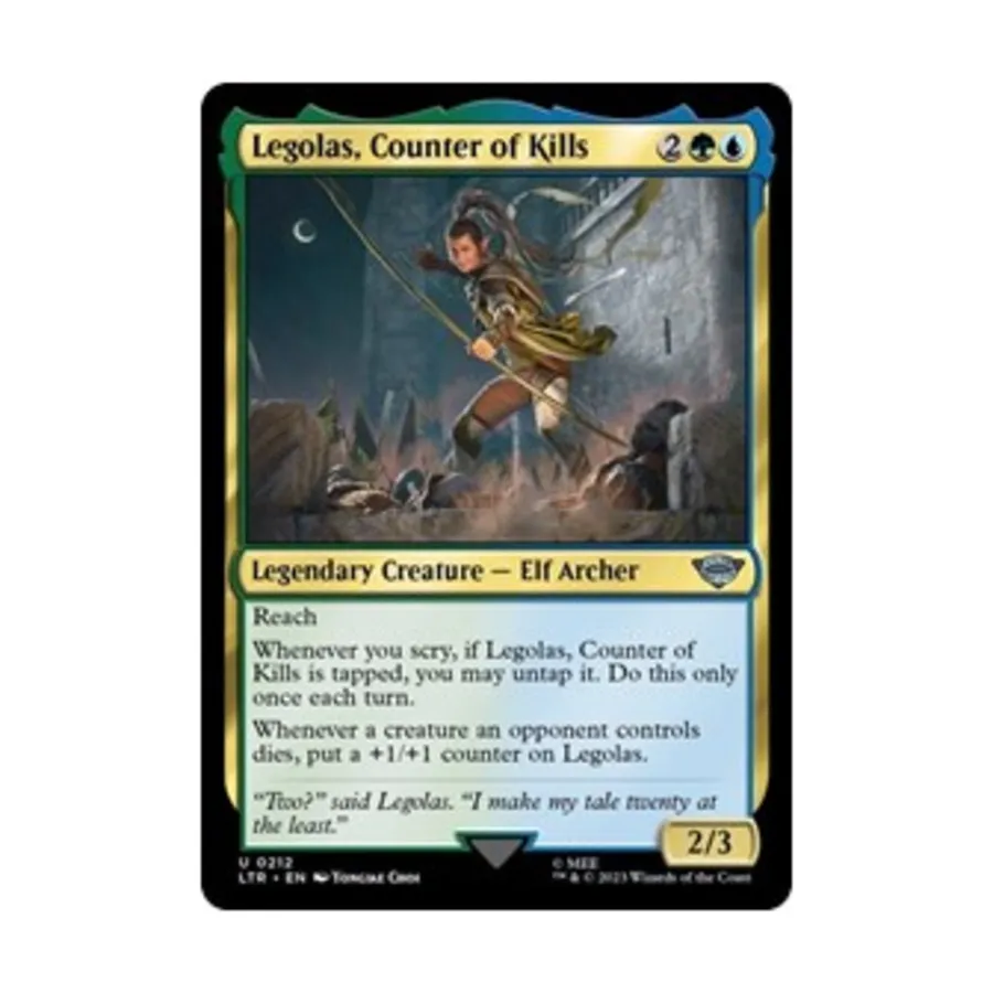 

CCG Леголас, счетчик убийств (U), MTG - Universes Beyond: Lord of the Rings