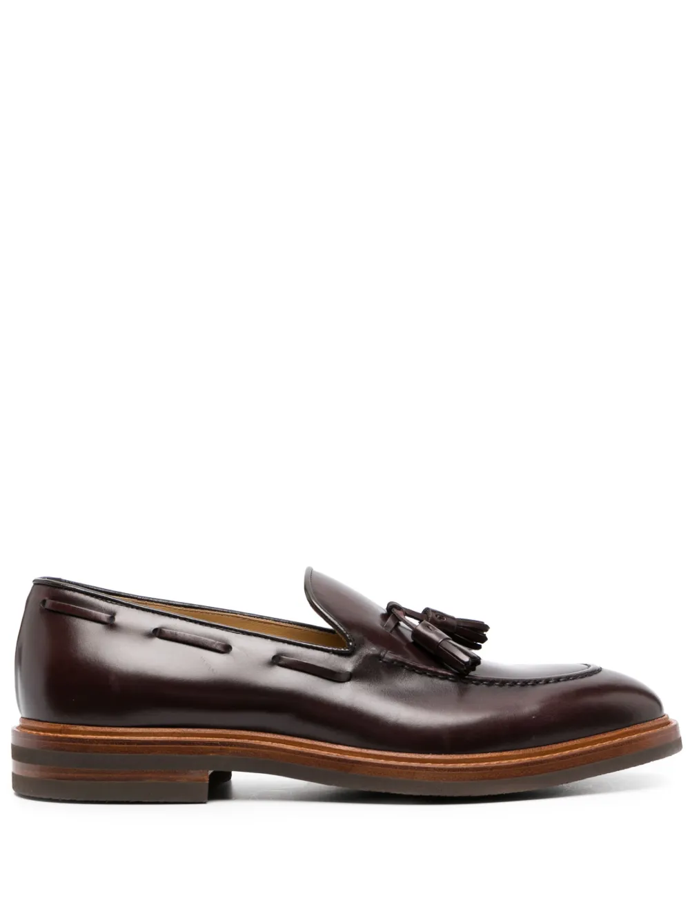 

Лоферы с кисточками Brunello Cucinelli, коричневый