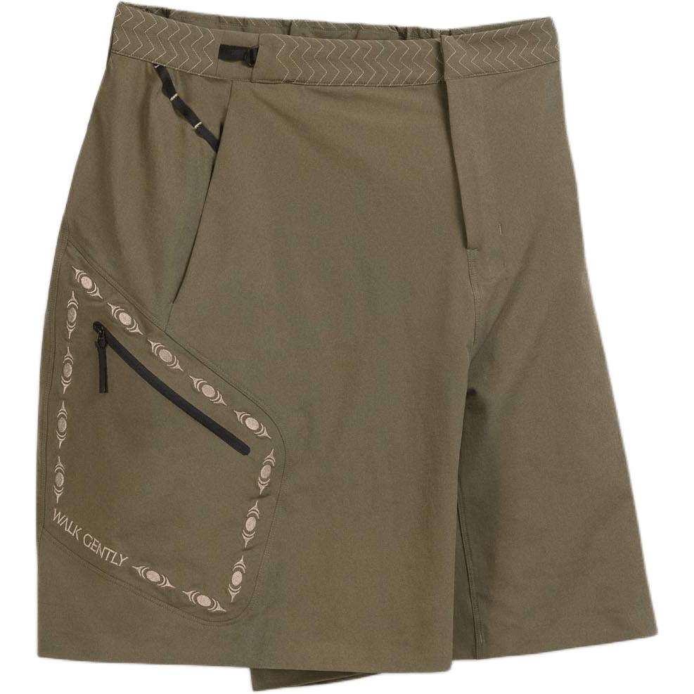 

Arcteryx Повседневные шорты унисекс, серия Walk Gently, весна-лето 24, Eislen, винтажные, зелено-серые/тацу