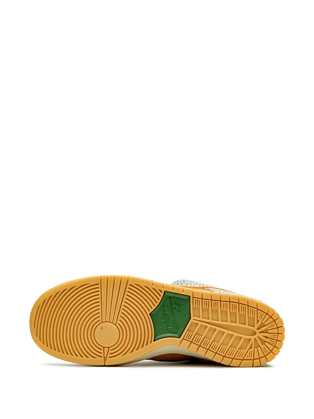 Кроссовки SB Dunk Low Pro Nike, желтый — фото 4