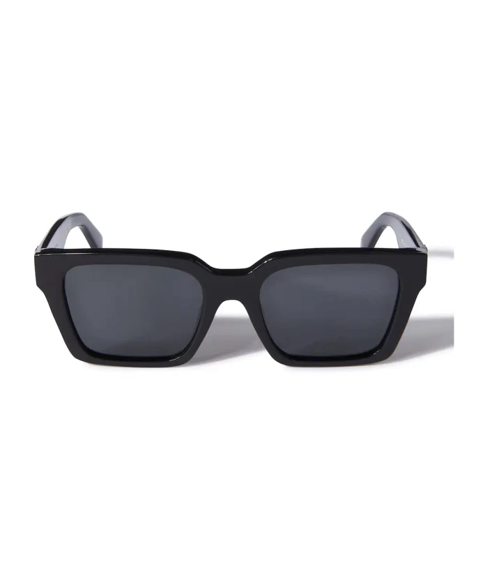 

Узкие квадратные солнцезащитные очки Branson 11007 Off White, черный