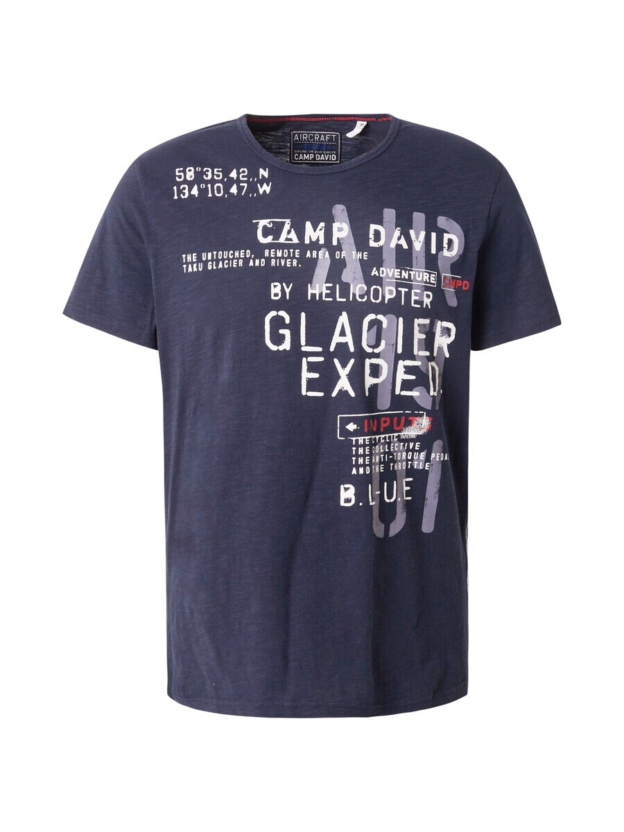 

Классическая футболка CAMP DAVID Shirt, цвет navy/dark blue