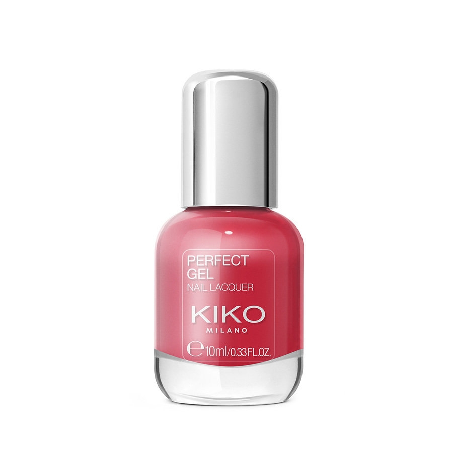 

KIKO Milano, Perfect Gel Nail Lacquer, лак для ногтей с гелевым эффектом, 112 Cherry Pink, 10 мл
