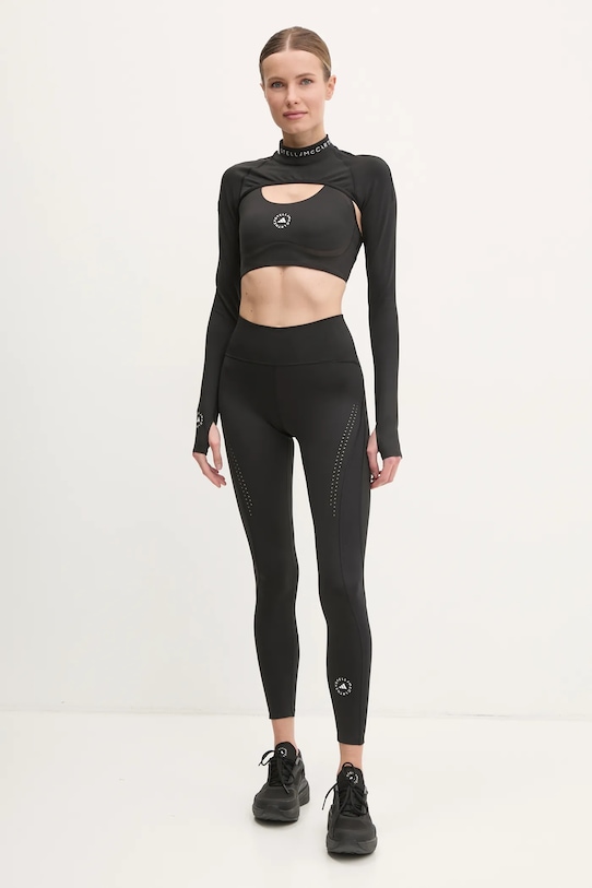 Спортивный бюстгальтер TruePurpose Adidas By Stella Mccartney, черный — фото 2