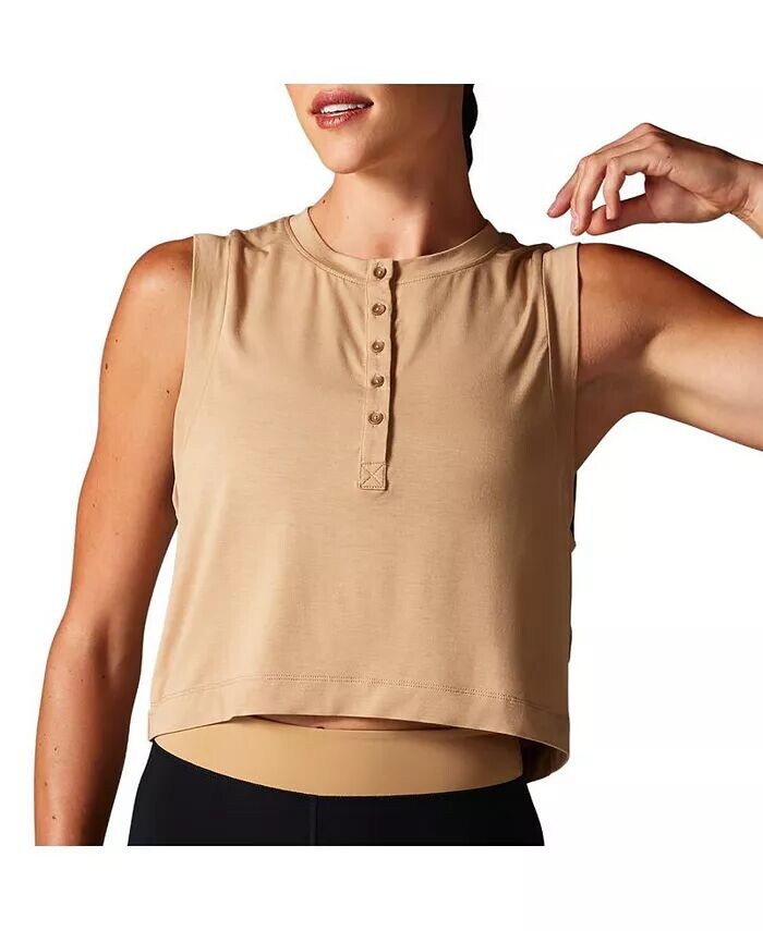 

Женская майка Henley Muscle Tank Tavi, бежевый