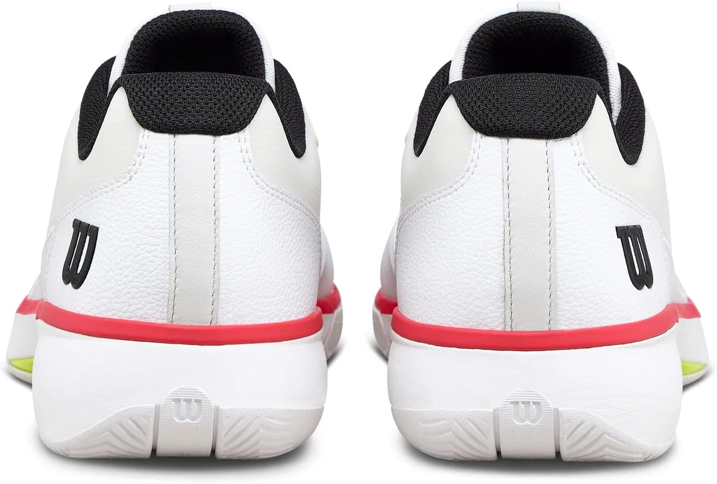 Кроссовки теннисные Wilson Rush Lite 5, белый/черный/инфракрасный — фото 3