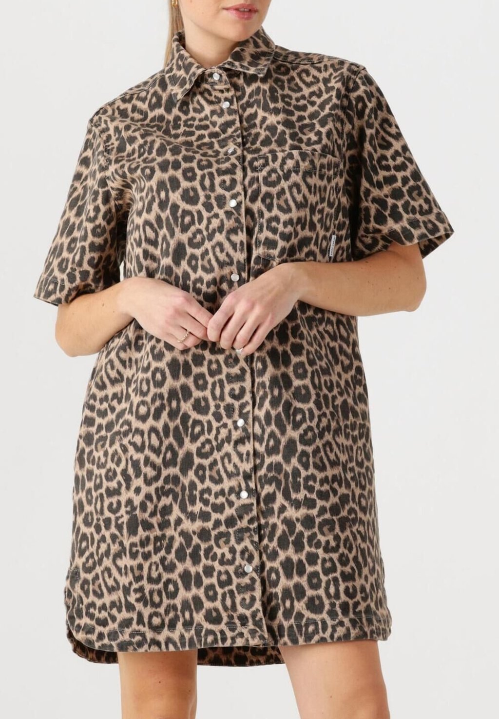 

Джинсовое платье MINI WITH LEOPARD PATTERN Catwalk Junkie, коричневый