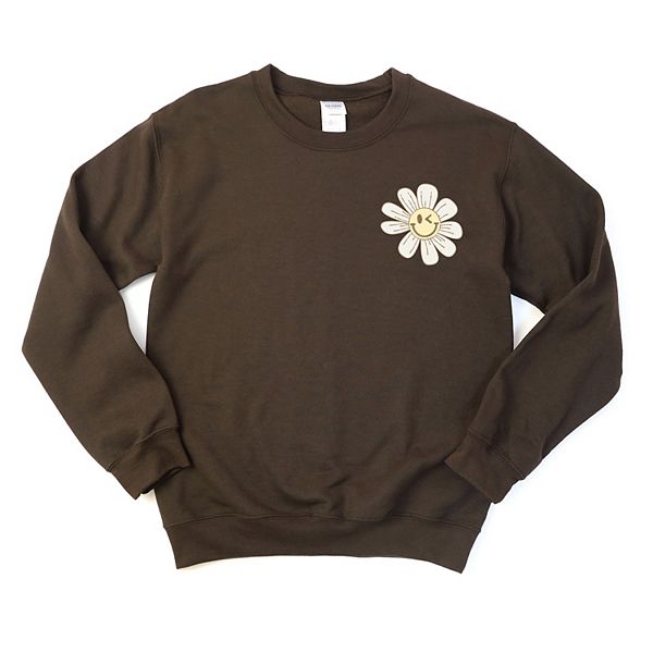 

SWSmiley blooming daisies - женский графический свитшот Simply Sage Market, Chocolate, Зеленый, SWSmiley blooming daisies - женский графический свитшот Simply Sage Market, Chocolate