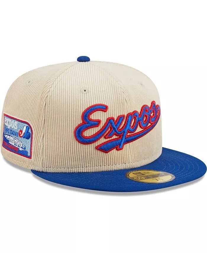 

Мужская белая классическая вельветовая шляпа Montreal Expos Cooperstown Collection 59FIFTY Fitted Hat New Era