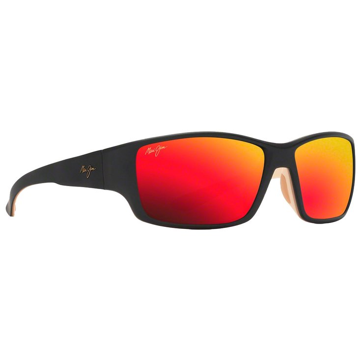 

Солнцезащитные очки Local Kine матовые, темно-коричневые, прозрачные, с загаром и кремовым оттенком, гавайская лава Maui Jim