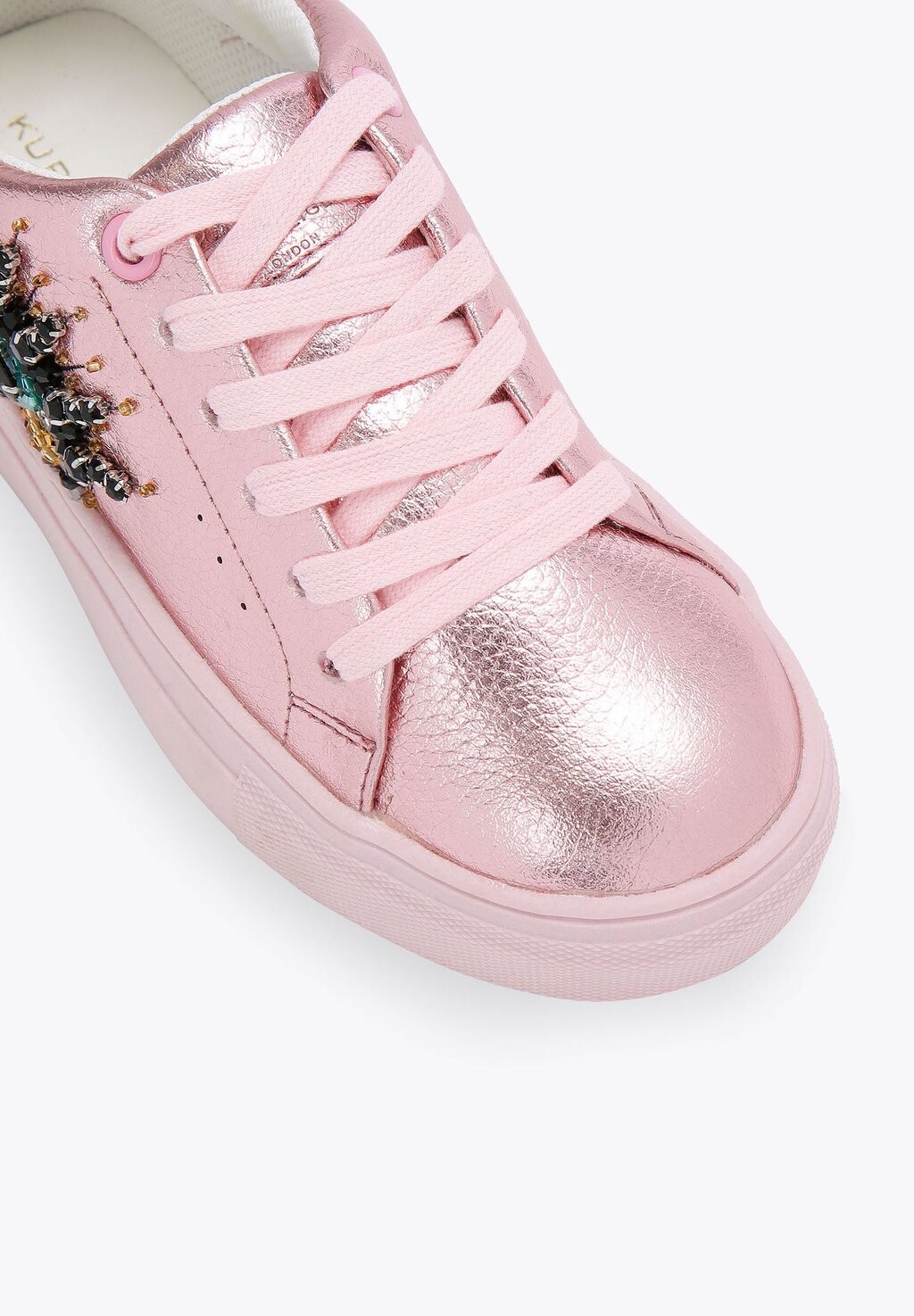 

Кроссовки на шнуровке MINI LANEY EYE Kurt Geiger London, розовый